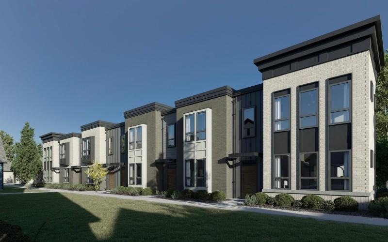 a row of buildings